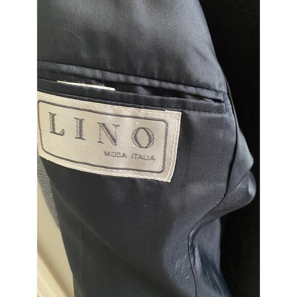 Vintage Lino silk and Wool Blend Mens Blazer‎ Korea Houndstooth Plaid 40R - Picture 7 of 10